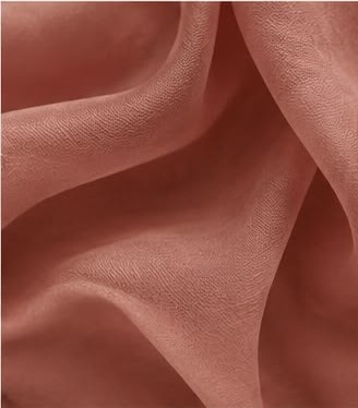 Dusty rose silk fabric folds